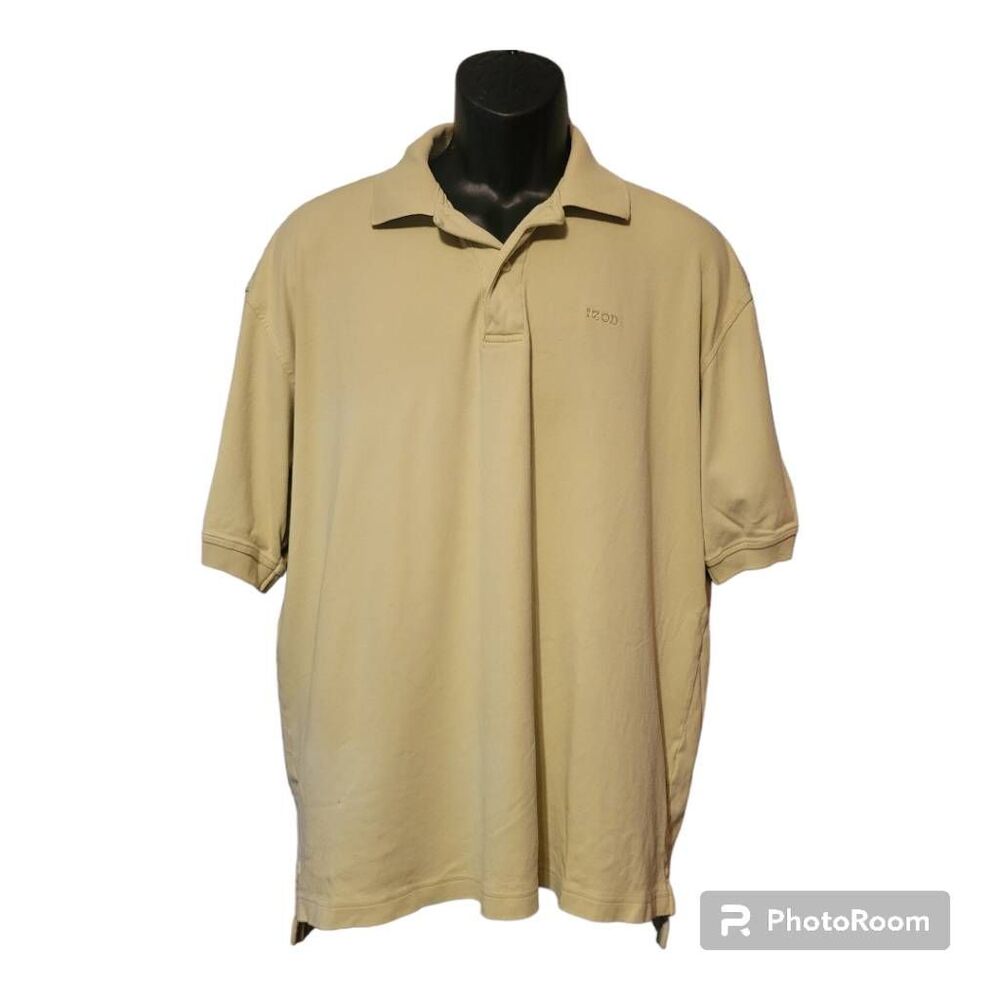 IZOD Green Men's Polo Shirt Size Large